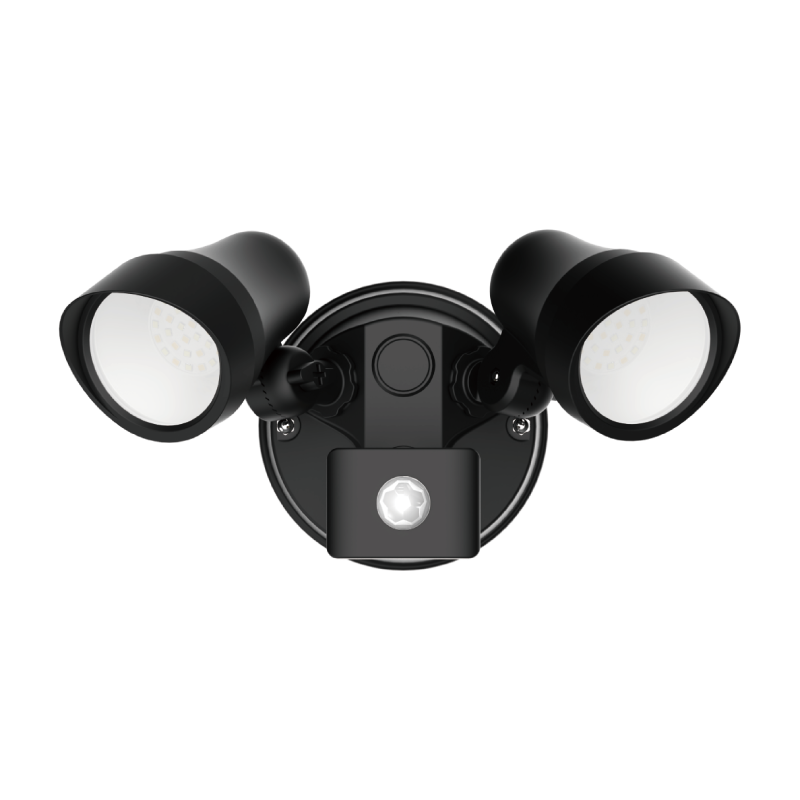 IP65 Single and Twin head spot light, IP65, CCT changeable with manual override features, Tuya/Camera function